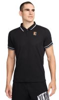 Polo de tennis pour hommes Nike Court Heritage Tennis - Noir