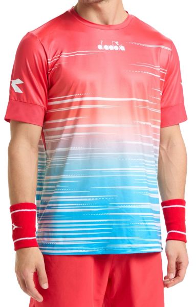 Herren Tennis-T-Shirt Diadora SS T-Shirt Icon M - laguna sunrise