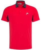 Men's Polo T-shirt Head Slice Polo Shirt - red