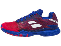 Încălțăminte bărbați Babolat Jet Mach II All Court Men - poppy red/estate blue Încălțăminte bărbați Babolat Jet Mach II All Court Men - poppy red/estate blue