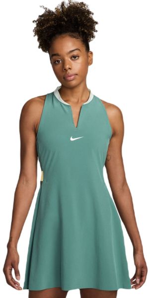 Robes de tennis pour femmes Nike Court Dri-Fit Advantage Club Dress - Blanc, Multicolore