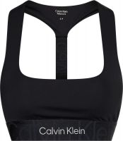 Podprsenky Calvin Klein WO Medium Support Sports Bra - black beauty