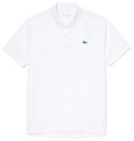 Męskie polo tenisowe Lacoste SPORT Breathable Run-Resistant Interlock - Biały