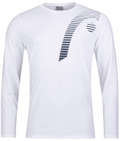 Męski T-Shirt tenisowy Head Club 21 Cliff LS M - white