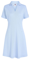 Women's dress Tommy Hilfiger Lyocell Open Neck F&F Polo - Blue