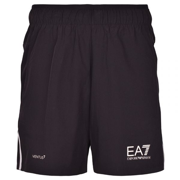 Męskie spodenki tenisowe EA7 Man Woven Shorts - black