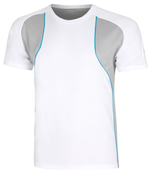Pánské tričko Fila Austarlian Open Hudson T-Shirt - white/silver scone