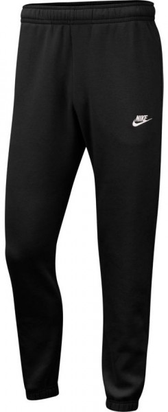 Pánské tenisové tepláky Nike Sportswear Club Pant M - black/black/white