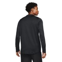 Pánske tričká (dlhý rukáv) Nike Dri-Fit Advantage Camisa M - black/black/white Pánske tričká (dlhý rukáv) Nike Dri-Fit Advantage Camisa M - black/black/white