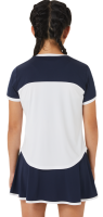 Тениска за момичета Asics Tennis Short Sleeve Top - brilliant white/midnight Тениска за момичета Asics Tennis Short Sleeve Top - brilliant white/midnight
