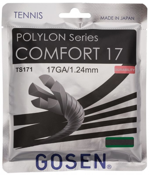 Naciąg tenisowy Gosen Polylon Comfort (12.2 m) - white