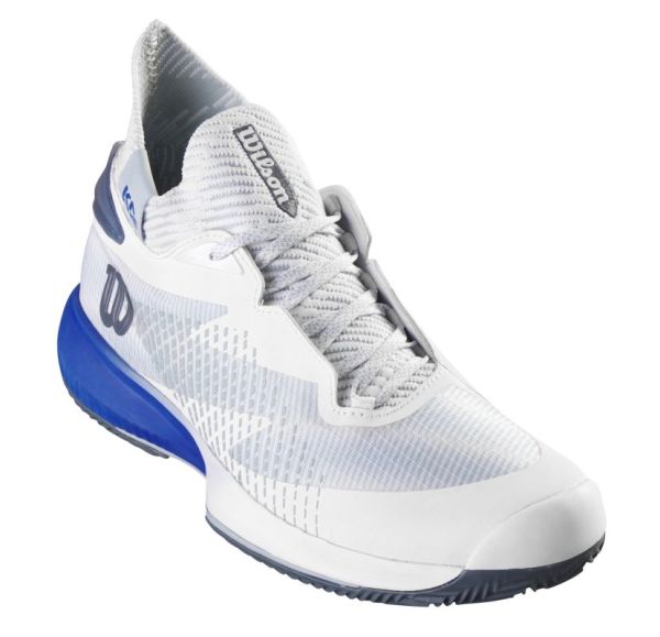 Zapatillas de tenis para hombre Wilson Kaos Rapide SFT Clay- white/sterling blue/china blue