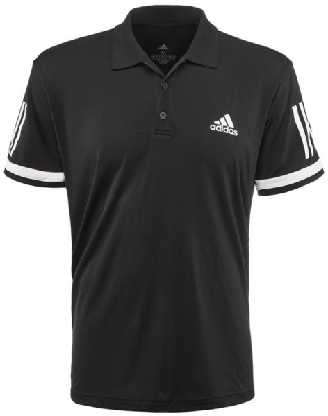  Adidas Club 3-Stripes Polo - black/white