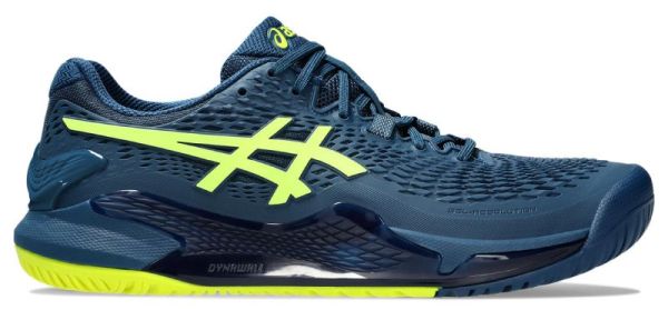 Męskie buty tenisowe Asics Gel-Resolution 9 - Niebieski, Żółty