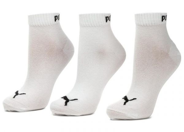 Чорапи Puma Unisex Quarter Plain 3P - white