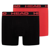 Мъжки боксерки Head Men's Boxer 2P - grey/red combo