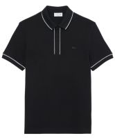 Men's Polo T-shirt Lacoste Paris Stretch Piqué Regular Fit - Black