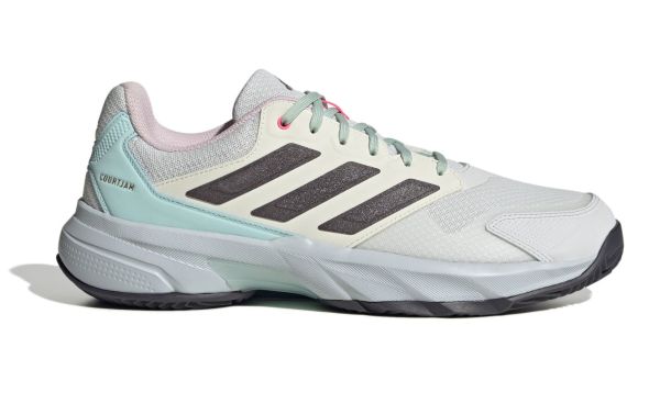 Chaussures de tennis pour hommes Adidas CourtJam Control 3 M Clay - crywhite/anthracite