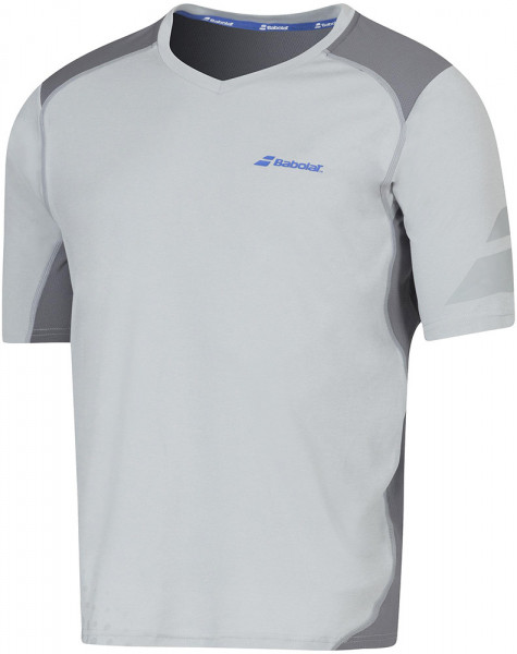  Babolat T-Shirt V-neck Performance Men - grey