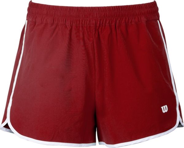 Pantalón corto de tenis mujer Wilson Team Short - Rojo