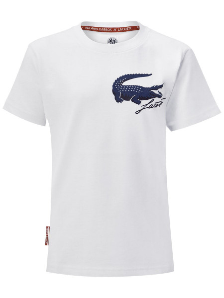  Lacoste Croc T-Shirt B - white/blue