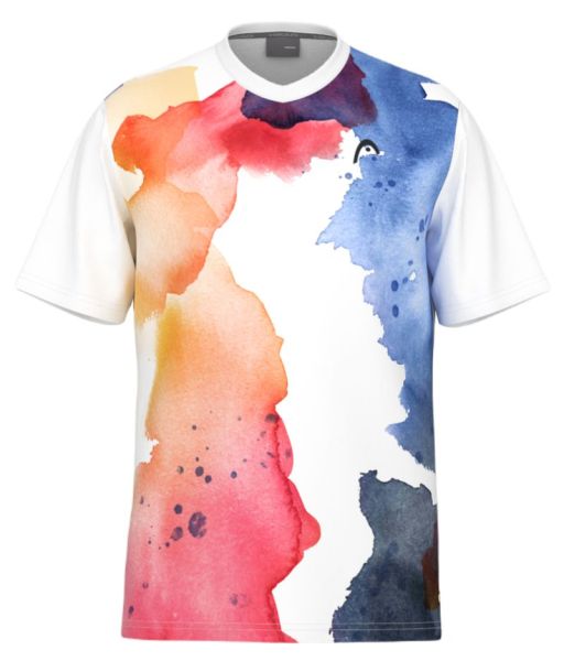 Koszulka chłopięca Head Boys Vision Topspin T-Shirt - print vision/royal blue