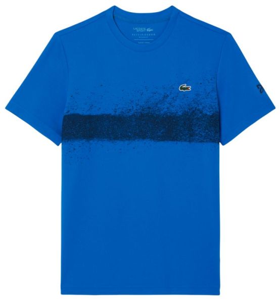 Męski t-shirt Lacoste Tennis x Novak Djokovic - Niebieski