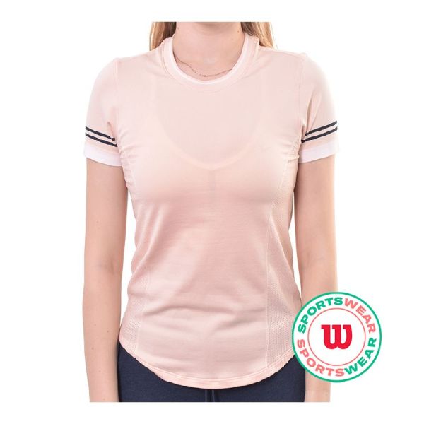 Γυναικεία Μπλουζάκι Wilson Baseline Seamless T-Shirt - blush
