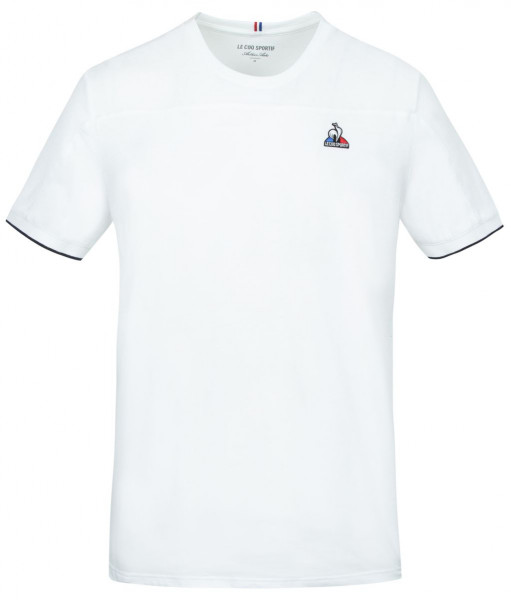 Herren Tennis-T-Shirt Le Coq Sportif TENNIS Tee SS No.1 M - new optical white