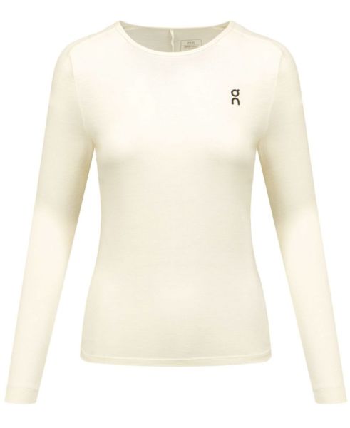 Maglietta da tennis da donna (a maniche lunghe) ON Merino Long-T - undyed/white