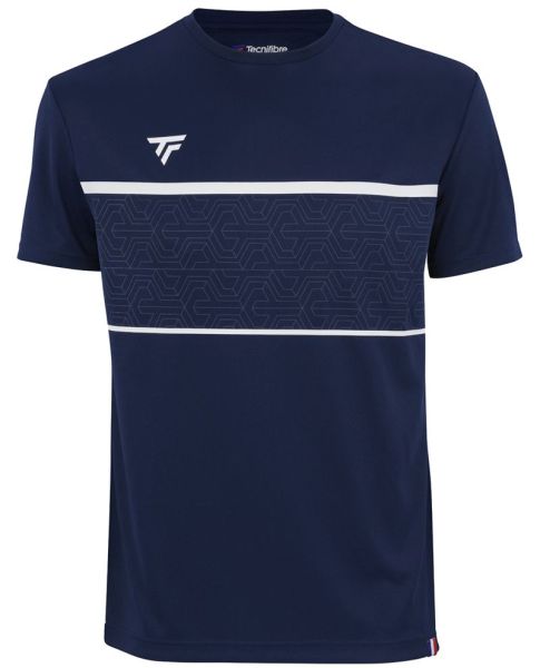 Тениска за момчета Tecnifibre Team Tech Tee - marine