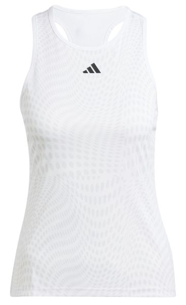 Top de tenis para mujer Adidas Club Graphic Tank Top - Blanco