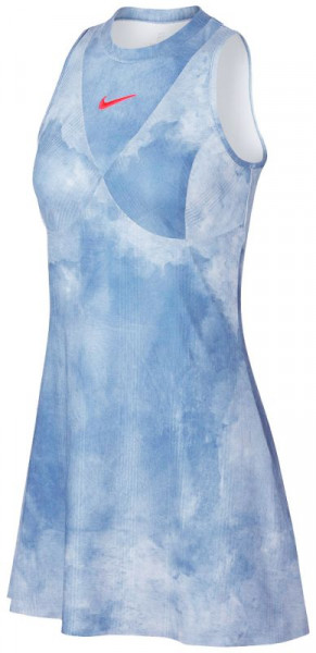  Nike Court Dry Maria Dress - light armory blue/bright crimson
