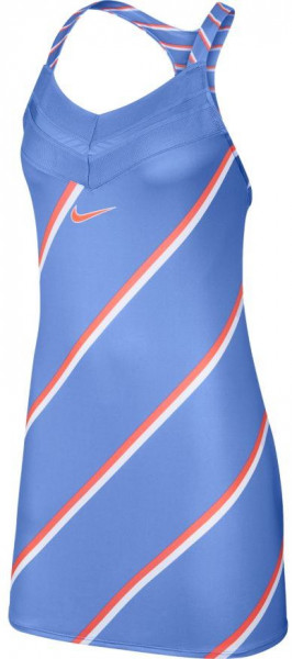 Damska sukienka tenisowa Nike Court Dress PS NT - royal pulse/laser crimson