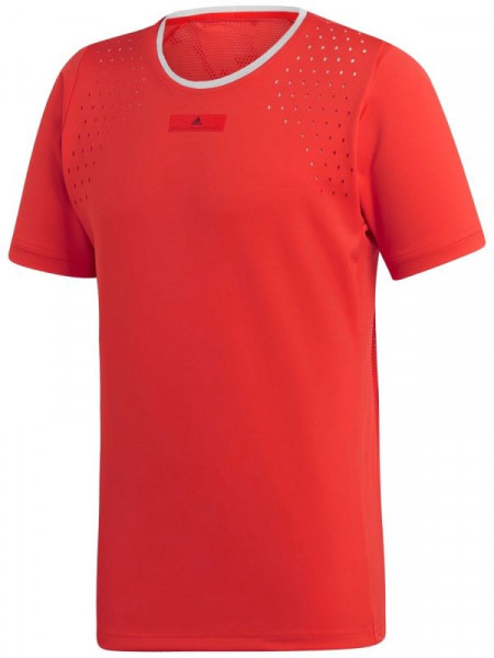 Herren Tennis-T-Shirt Adidas Stella McCartney Tee - Rot