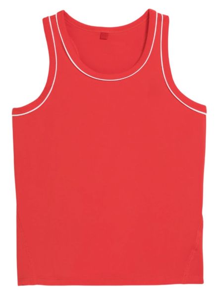 Majica kratkih rukava za djevojčice Wilson Kids Team Tank Top - Crveni