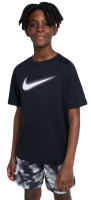 Jungen T-Shirt  Nike Dri-Fit Multi+ Top - black/white
