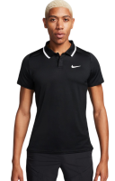 Herren Tennispoloshirt Nike Court Dri-Fit Advantage Polo - black/white/white