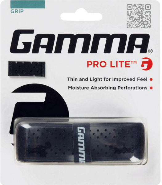 Tenisa pamatgripu Gamma Pro Lite 1P - black