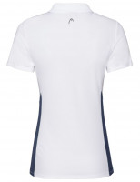 Polo marškinėliai moterims Head Club Tech Polo Shirt W - white/dark blue Polo marškinėliai moterims Head Club Tech Polo Shirt W - white/dark blue