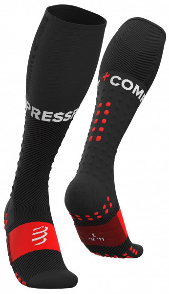 Îmbrăcăminte de compresie Compressport Full Socks Run 1P - black