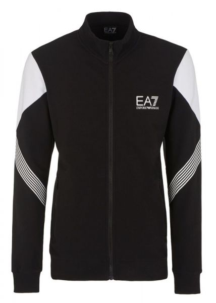 Herren Tennissweatshirt EA7 Man Jersey Sweatshirt - black