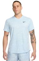 Teniso marškinėliai vyrams Nike Court Victory Top - glacier blue/glacier blue/black