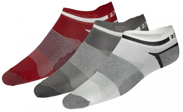  Asics 3PPK Lyte Sock - 3 pary/white/red/grey