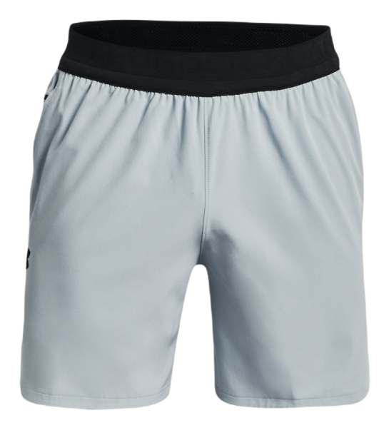 Herren Tennisshorts Under Armour Men's UA Peak Woven Shorts - harbor blue/black