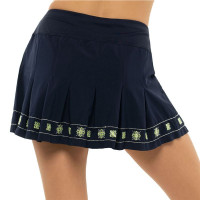 Γυναικεία Φούστες Lucky in Love Embroidered Performance Apparel Long Lurex Flora Border Skirt - midnight Γυναικεία Φούστες Lucky in Love Embroidered Performance Apparel Long Lurex Flora Border Skirt - midnight