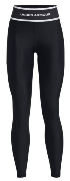 Women's leggings Under Armour Women's HeatGear Full-Length Leggings - black, Tennis Zone