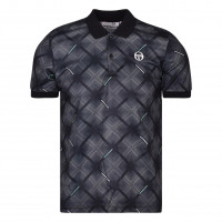 Tenisa polo krekls vīriešiem Sergio Tacchini Nonsentric Polo - black