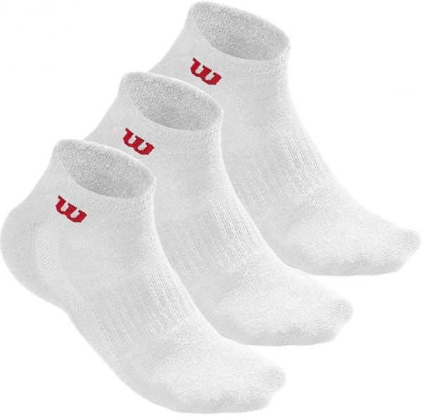 Чорапи Wilson Men's Quarter Sock 3 - white