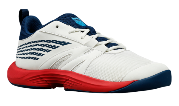 Chaussures de tennis pour juniors K-Swiss Speed Trac - blanc de blanc/blue opal/lollipop